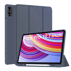 Xiaomi Redmi Pad Pro / Poco Pad Sötétkék Techsuit - Flex Trifold (with Pencil Holder) tok
