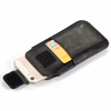 Körülbelül 6.1 inch-es telefonhoz fekete Techsuit - Belt Phone Case (BPC1) prémium öko bőrből, övtartóval, méret S - 0. kép