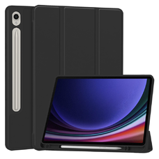  Samsung Galaxy Tab S9 Fekete Techsuit - Flex Trifold (ceruzatartóval) tok