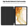 Samsung Galaxy Tab S8 Ultra Fekete Techsuit - Flex Trifold (Pencil Holderrel) tok - 1. kép