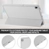 Samsung Galaxy Tab S6 Lite (2020/2022/2024) Szürke Techsuit Flex Trifold (ceruzatartóval) tok - 0. kép