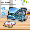 Samsung Galaxy Tab S6 Lite (2020/2022/2024) Szürke Techsuit Flex Trifold (ceruzatartóval) tok - 2. kép
