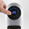Home TWFR 120 oszlopventilátor, 50 W, 120 cm, 3 fokozat, 75°-os oszcillálás, távirányító, világító kijelző, fehér - 0. kép