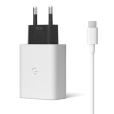 Hálózati Töltő Google, 30W, 3A, 1 x USB-C, USB-C Kábellel, Fehér GA02275-EU