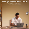 Hálózati töltő UGREEN X615, 65W, 3A, 1 x USB-A - 1 x USB-C, USB-C kábellel, Szürke - 4. kép