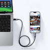 USB-C - USB-C kábel UGREEN L509, 100W, 5A, 3m, Szürke - 1. kép