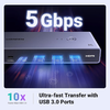 UGREEN CM692 HDMI Video Kapcsoló, 2 x HDMI - HDMI, Szürke - 2. kép