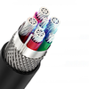 Vention CORBI USB 2.0 A - USB-C kábel 5A 3m fekete PVC - 2. kép