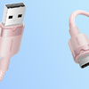 Vention CTNPF 1M USB 2.0 A - USB-C kábel (rózsaszín) - 2. kép