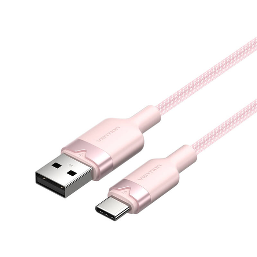 Vention CTNPF 1M USB 2.0 A - USB-C kábel (rózsaszín)