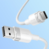 USB 2.0 A Male - USB-C 3A kábel Vention CTNWF 1M (fehér) - 1. kép