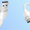 USB 2.0 A Male - USB-C 3A kábel Vention CTNWF 1M (fehér) - 2. kép