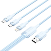 3 az 1-ben USB 2.0 A - USB-C/Lightning/Micro-B kábel Vention CTPLG 1,5M (kék) - 0. kép