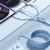 3 az 1-ben USB 2.0 A - USB-C/Lightning/Micro-B kábel Vention CTPLG 1,5M (kék) - 3. kép