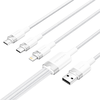 Fehér Vention CTPWG 3in1 3A kábel 1,5M USB 2.0 A - 0. kép
