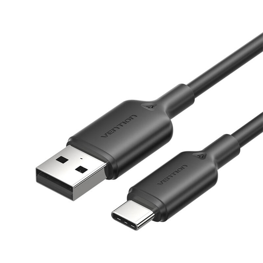 USB 2.0 A férfi - USB-C férfi 3A kábel Vention CTQBF 1m (fekete)