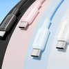 USB 2.0 A Férfi - C Férfi 3A Kábel Vention CTQLF 1M (Kék) - 4. kép