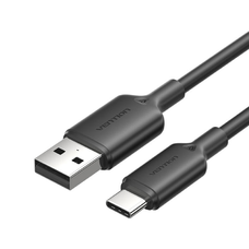 USB 2.0 A férfi - C férfi 3A kábel Vention CTQBH 2M (Fekete)