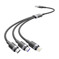USB 2.0 A Férfi - 3 az 1-ben 6A Kábel Vention CTRBG 1,5M (Fekete)