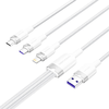 Vention CTRWG 1,5M USB 2.0 A - 3in1 kábel (fehér) - 0. kép