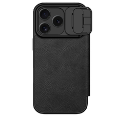 Nillkin Qin Book PRO fliptok Apple iPhone 17 Pro Fekete