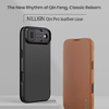 Nillkin Qin Book PRO fliptok Apple iPhone Air Barna tok - 1. kép