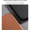 Nillkin Qin Book PRO fliptok Apple iPhone Air Barna tok - 2. kép