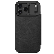 Nillkin Qin Book PRO fliptok Apple iPhone 17 Pro Max Fekete tok