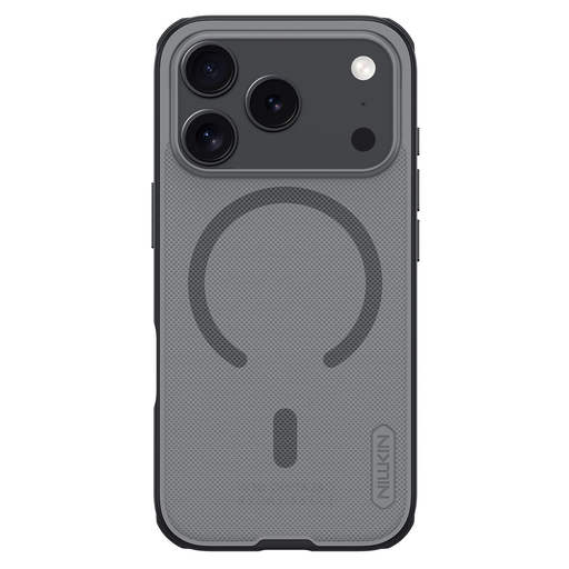 Nillkin Super Frosted PRO Mágneses Hátlap tok Apple iPhone 17 Pro átlátszó fekete Nillkin Super Frosted PRO Mágneses Hátlap tok Apple iPhone 17 Pro átlátszó fekete