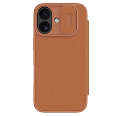 Nillkin Qin Book PRO tok Apple iPhone 17 Brown tok