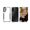 Tactical Quantum Stealth fliptok Samsung Galaxy A17 5G-hez Átlátszó/Fekete tok - 1. kép