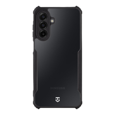 Tactical Quantum Stealth fliptok Samsung Galaxy A17 5G-hez Átlátszó/Fekete tok