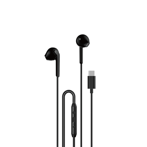 Dudao X3C In-Ear Vezetékes USB-C Fülhallgató 1.2m - Fekete