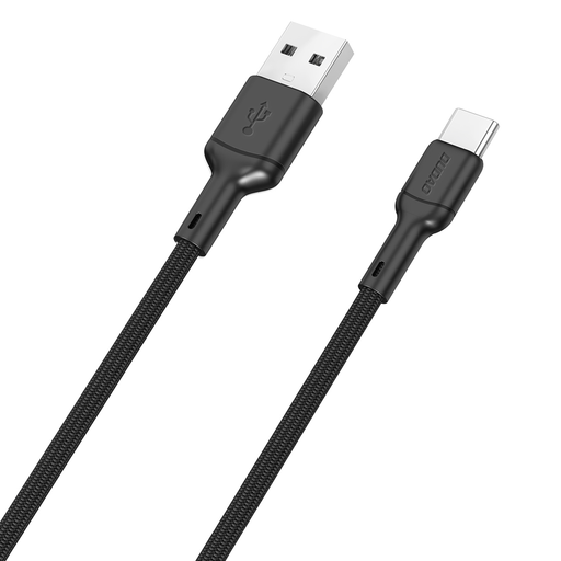 Dudao L9T 5A USB-A - USB-C kábel 1 m - Fekete Dudao L9T 5A USB-A - USB-C kábel 1 m - Fekete