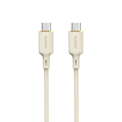 Dudao L7SCC USB-C - USB-C cable 100W 2m - beige Dudao L7SCC USB-C - USB-C cable 100W 2m - beige