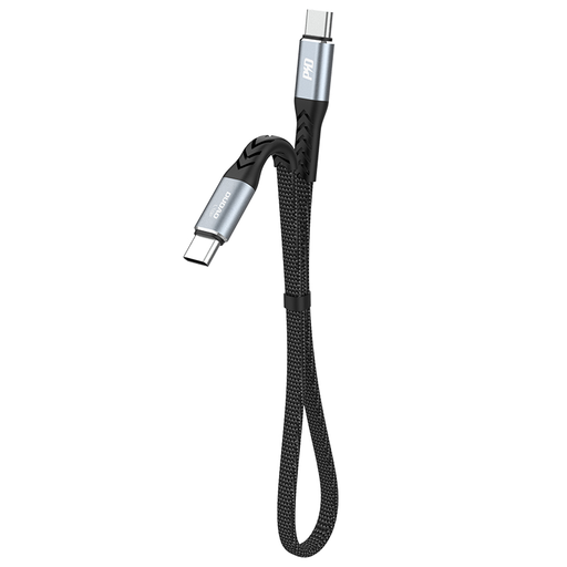 Dudao L10C USB-C - USB-C PD kábel 100W 5A 0.23m - fekete Dudao L10C USB-C - USB-C PD kábel 100W 5A 0.23m - fekete
