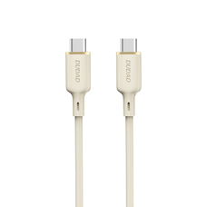 Dudao L7SCC USB-C - USB-C kábel 100W 1m - bézs