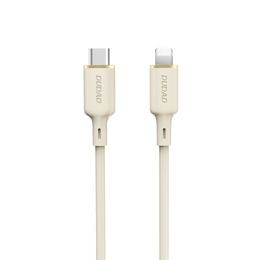 Dudao L7SCL USB-C - Lightning 30W 2m kábel - bézs Dudao L7SCL USB-C - Lightning 30W 2m kábel - bézs