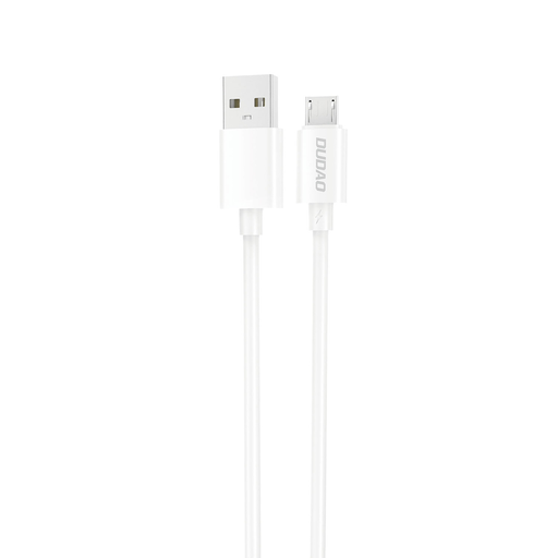 Dudao L4SM USB-A / micro USB kábel 2A 1m - fehér Dudao L4SM USB-A / micro USB kábel 2A 1m - fehér