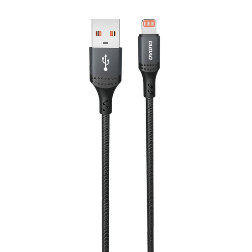 Dudao 3A 30W L3SL USB-A - Lightning kábel fonott 1.2m - Fekete Dudao 3A 30W L3SL USB-A - Lightning kábel fonott 1.2m - Fekete