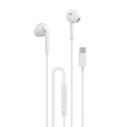 Dudao X3C In-Ear Vezetékes USB-C Fülhallgató 1.2m - Fehér Dudao X3C In-Ear Vezetékes USB-C Fülhallgató 1.2m - Fehér
