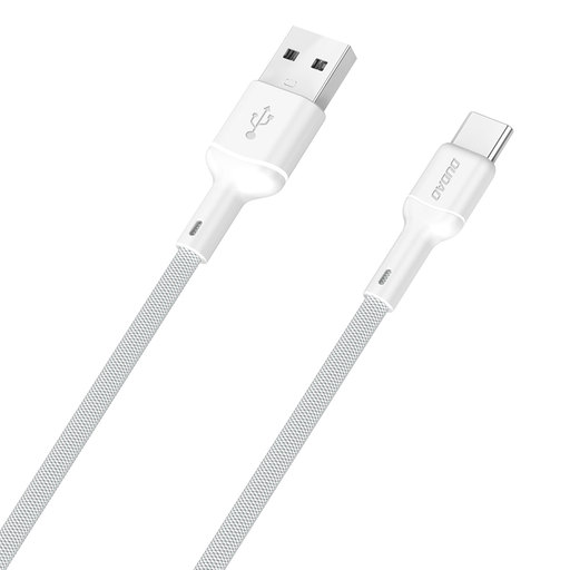 Dudao L9T 5A USB-A - USB-C kábel 1m - Fehér Dudao L9T 5A USB-A - USB-C kábel 1m - Fehér