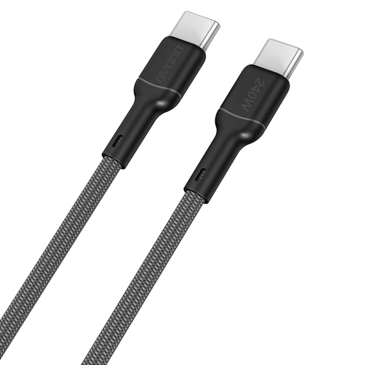 Dudao L9C Max 240W PD USB-C - USB-C kábel 1,2m - Fekete Dudao L9C Max 240W PD USB-C - USB-C kábel 1,2m - Fekete