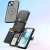 Dux Ducis Lawa bőr iPhone 15 tok - Fekete tok - 1. kép