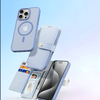 Dux Ducis Lawa Bőr iPhone 15 tok - Kék - 2. kép
