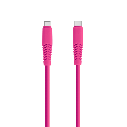 Setty USB-C - USB-C kábel 1,5 m 20W rózsaszín
