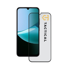Tactical Glass Shield Privacy Stealth 5D üvegfólia Xiaomi Redmi 15C 4G/5G telefonra - Fekete