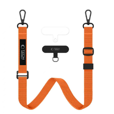 Tech-protect C6s Crossbody Kötél Kozmikus Narancssárga