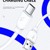 JELLICO kábel B15 USB-C 3.1A 1M Fehér - 2. kép