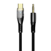 JELLICO B21 USB-C - JACK 3.5MM 1.2M kábel Fekete - 0. kép